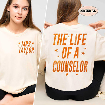 Custom School Counselor Shirt, The Life of A Counselor Shirt, In My Era Shirt, Back To School, Counselor Gifts, Counselor Appreciation Gift