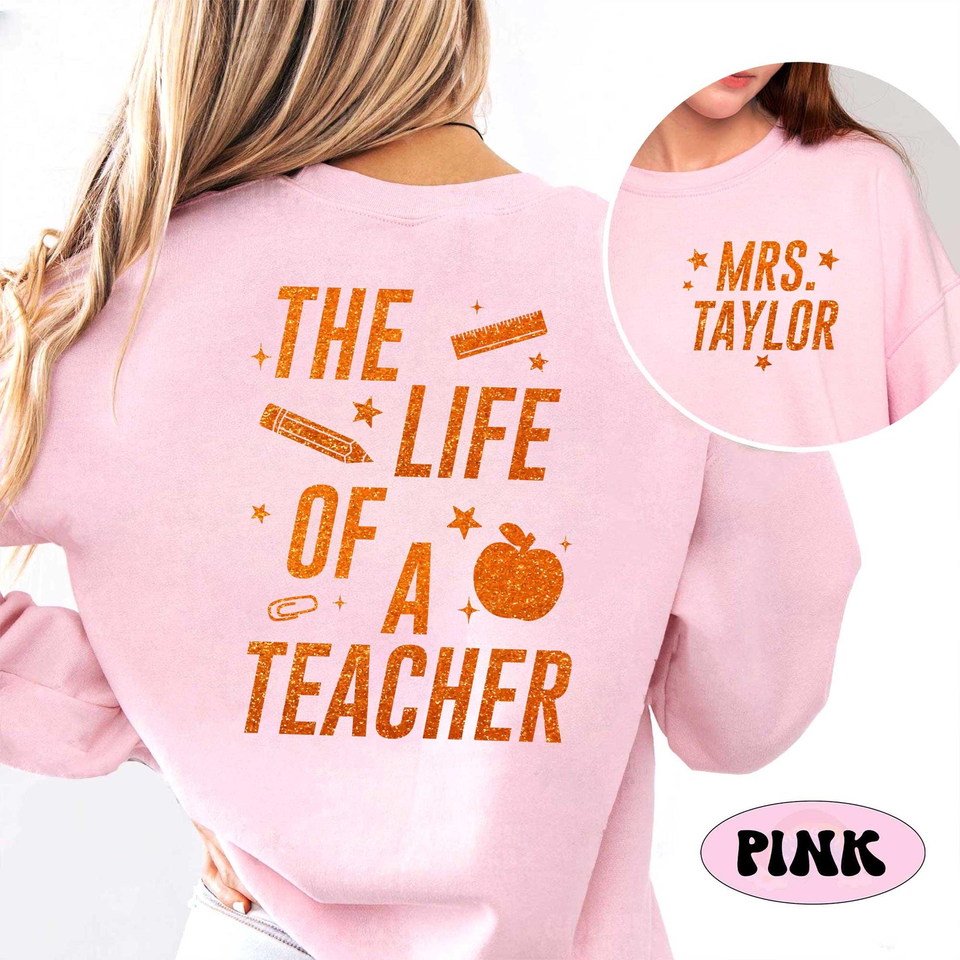 Custom The Life of a Teacher T-Shirt, Teacher Shirt Showgirl Era Shirt, Back To School Shirt, Funny Teacher Tee, Teacher Appreciation Gift