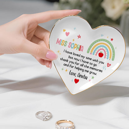 Nursery Teacher Appreciation Gift, Custom Nursery Rainbow TeacherJewelry Dish, Gifts for Teachers, Thank You Teacher Gifts, Christmas Gifts