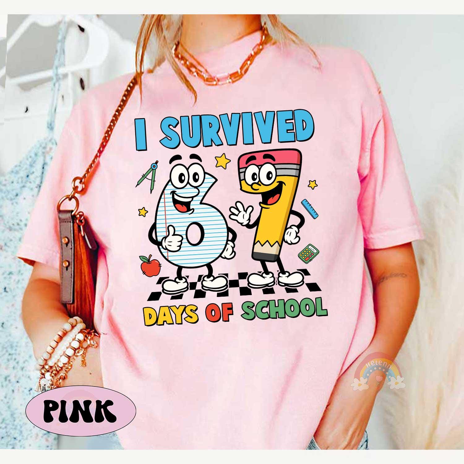 Custom I Survived 67 Days of School Shirt, 67th Day of School, Funny Teacher Shirt Six Seven Meme Funny Teacher Student School, Boys Teens