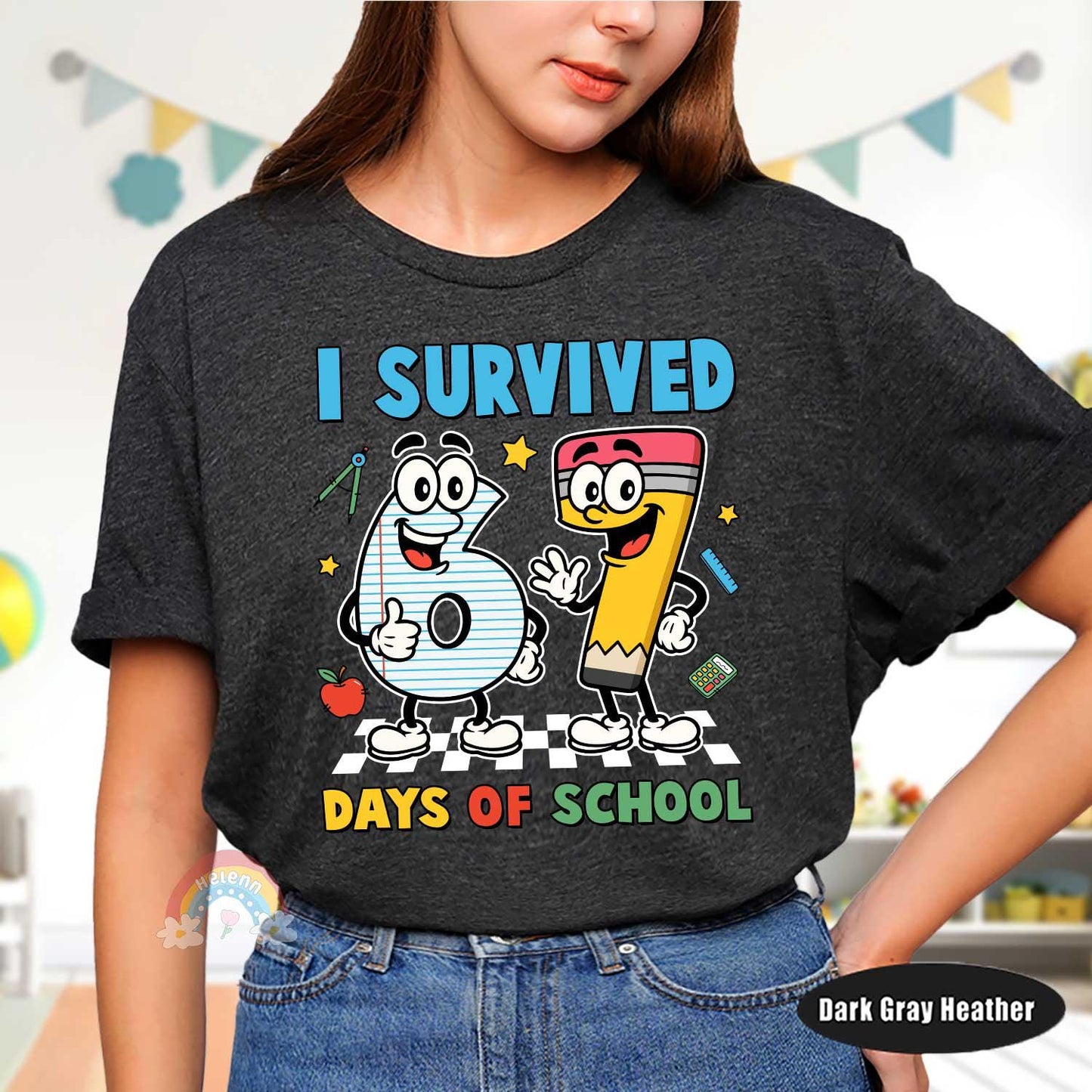 Custom I Survived 67 Days of School Shirt, 67th Day of School, Funny Teacher Shirt Six Seven Meme Funny Teacher Student School, Boys Teens