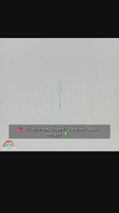 Custom Teacher Door Hanger, Teacher Name Sign For Classroom, Teacher Gift, Back To School, Teacher Appreciation Gift, Teacher Christmas Gift