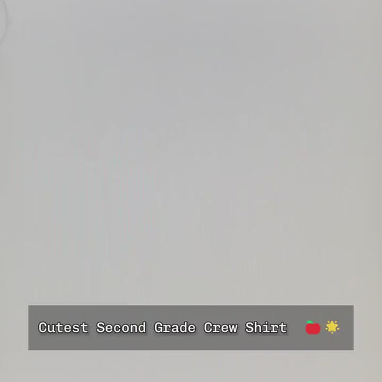 Teacher Shirt, Second Grade Teacher Shirt, Cute Second Grade Crew Shirt, Teacher 2nd Grade Shirt, Teacher Gift, Teacher Appreciation Gift