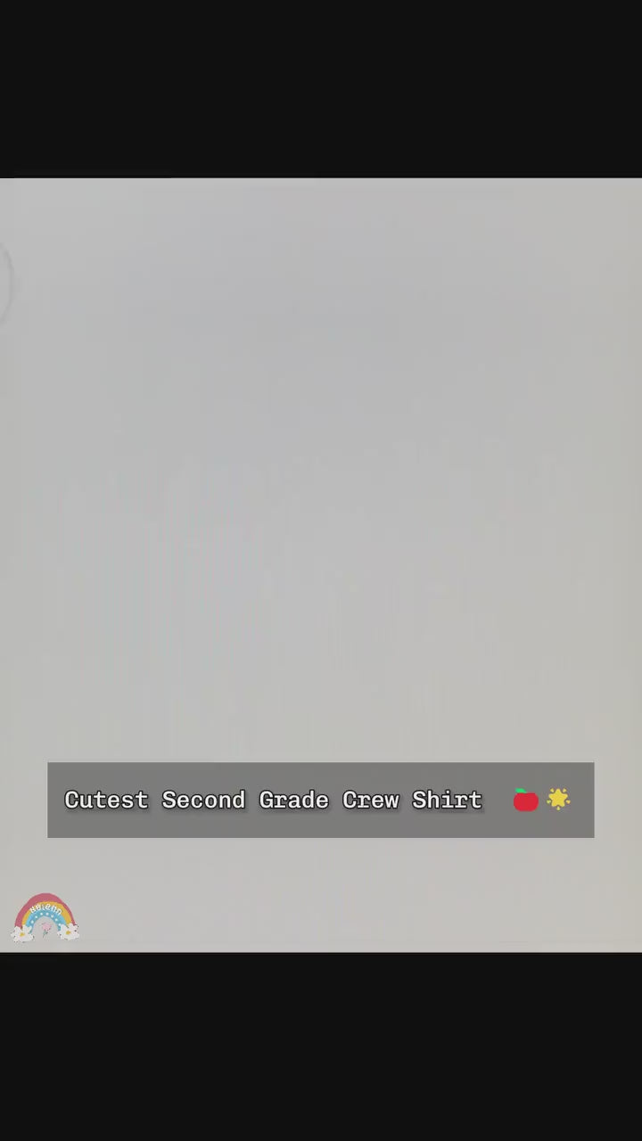 Teacher Shirt, Second Grade Teacher Shirt, Cute Second Grade Crew Shirt, Teacher 2nd Grade Shirt, Teacher Gift, Teacher Appreciation Gift