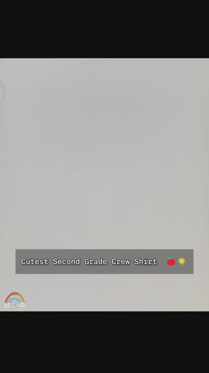 Teacher Shirt, Second Grade Teacher Shirt, Cute Second Grade Crew Shirt, Teacher 2nd Grade Shirt, Teacher Gift, Teacher Appreciation Gift