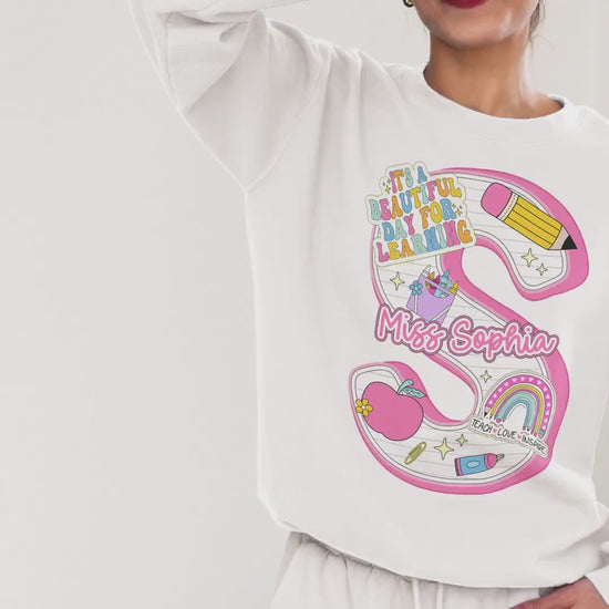 Personalized Teacher Shirt, Back To School Shirt, Custom Teacher Name Shirt, First Day Of School, Teacher Team, Teacher Appreciation Gift