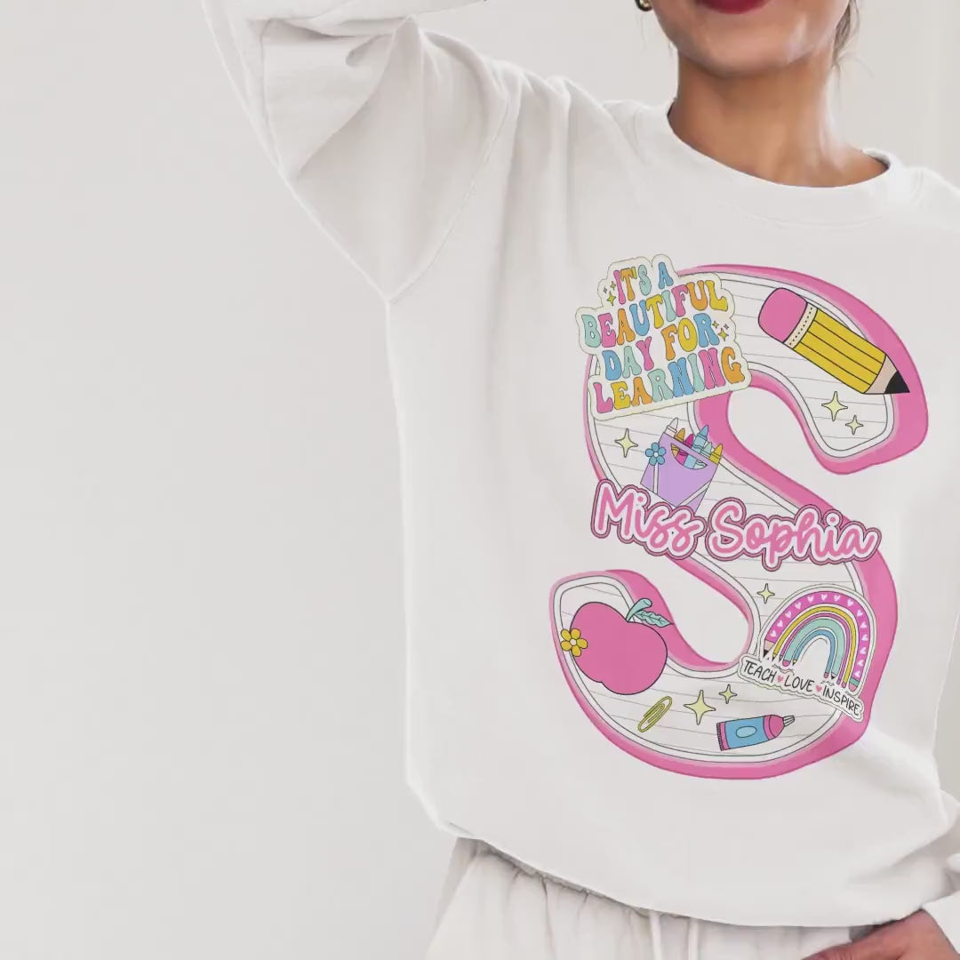 Personalized Teacher Shirt, Back To School Shirt, Custom Teacher Name Shirt, First Day Of School, Teacher Team, Teacher Appreciation Gift