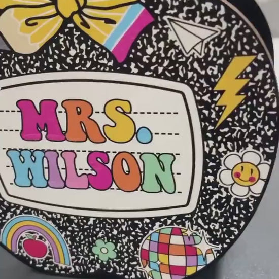 Custom Teacher Gift, Teacher Pencil Holder, Teacher Appreciation Gift, Back To School Gift, Teacher Desk Decor Pencil Gift for Teacher