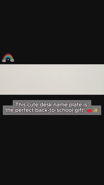 Personalized Teacher Name Plate, Teacher Appreciation Gifts, Custom Teacher Name Gift, Custom Teacher Acrylic Name Sign, Back To School Gift