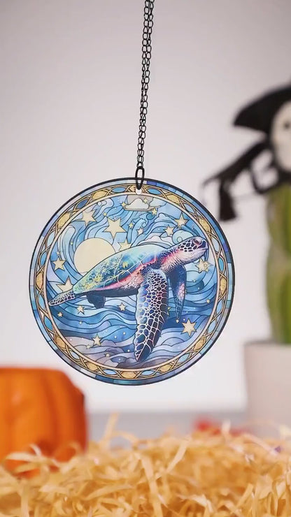 Custom Flower Book Suncatcher ACRYLIC Window Hanging, Book Lover Gift, Teacher Suncatcher Teacher Book Gift, Teacher Appreciation Gift