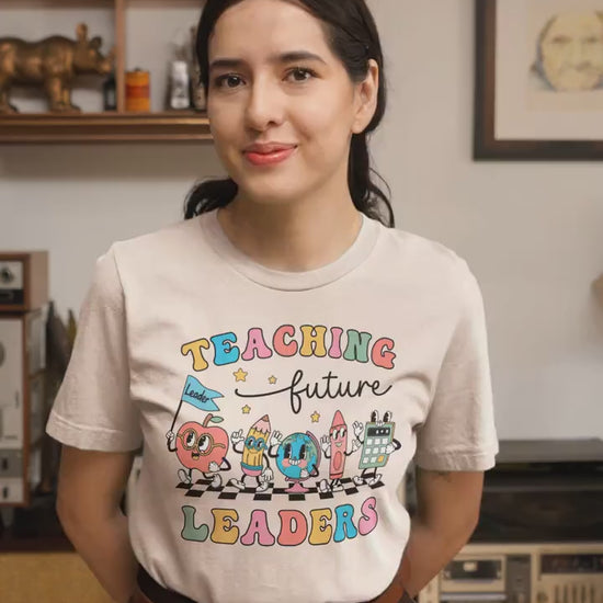 Teacher Shirt, Teaching Future Leaders Shirt, Kindergarten Teacher, Teacher Life, Gift For Teacher Back To School, Teacher Appreciation Gift