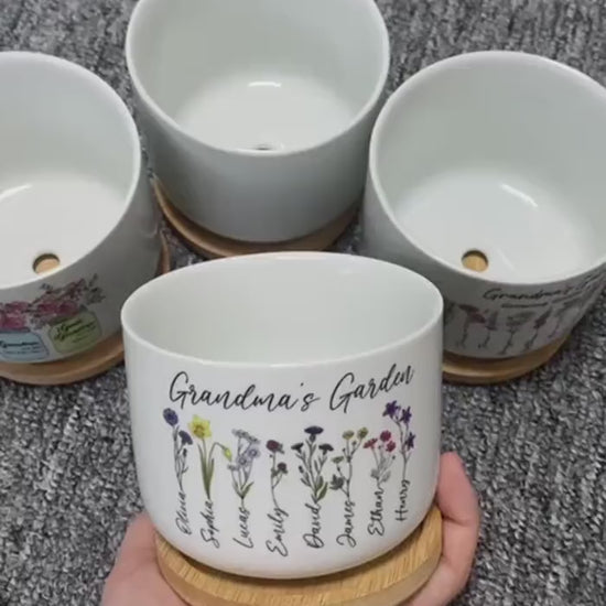 Custom Flower Pot for Teacher, Back To School, Thank You for Helping Me Grow Plant Pot, Teacher Appreciation Gift, Thank You Teacher Gifts