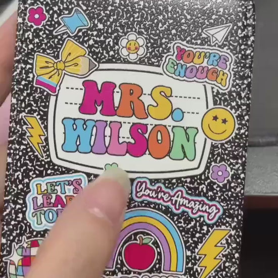 Personalized Teacher ID Badge Holder, The Life of A Teacher Badge Holder, Funny Teacher Showgirl, Teacher Appreciation Gift, Back To School